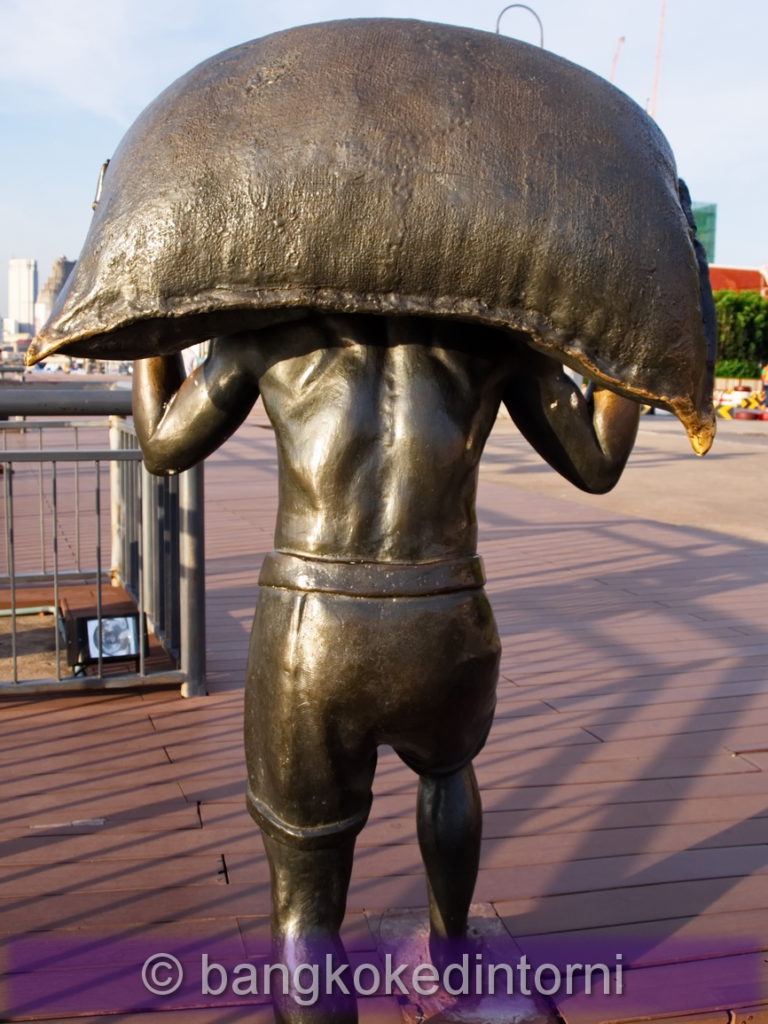 Statua in bronzo a memoria degli scaricatori dell'East Asiatic Company